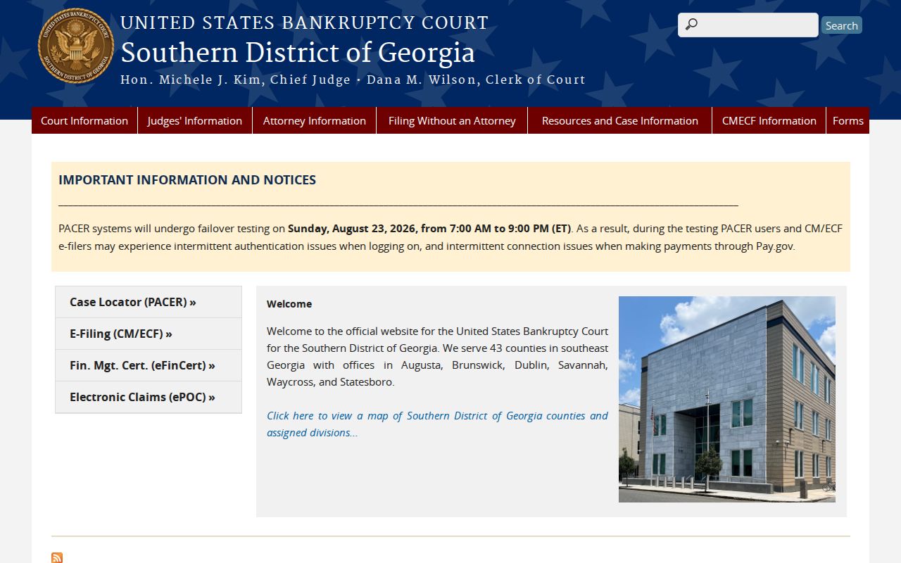 Southern District bankruptcy court calendar resource