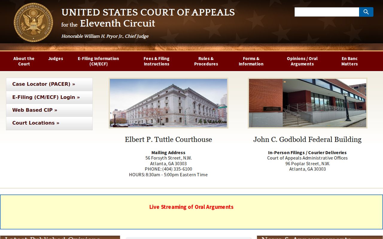 Eleventh Circuit appellate calendar resource for an Appling federal appeal