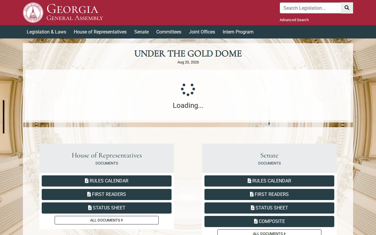 Georgia legislative materials for Appling County juvenile court record law