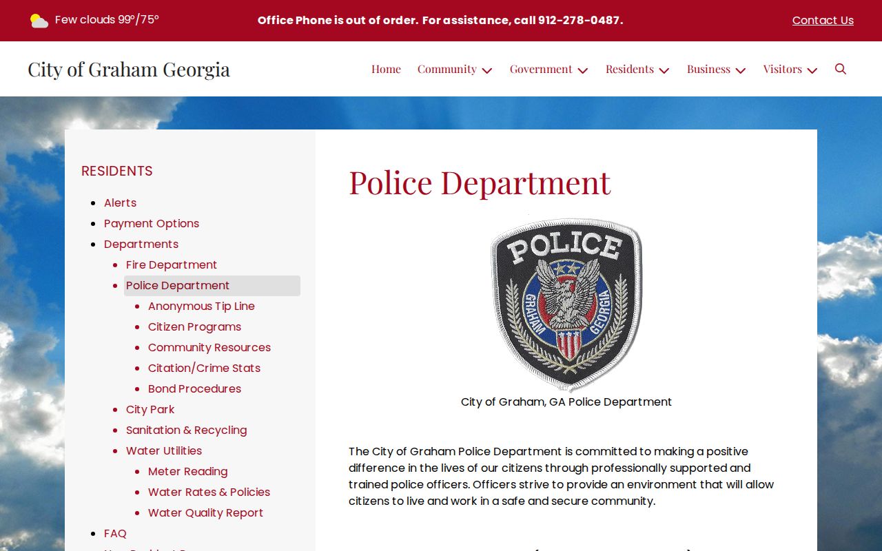 Appling County criminal docket Graham routing resource