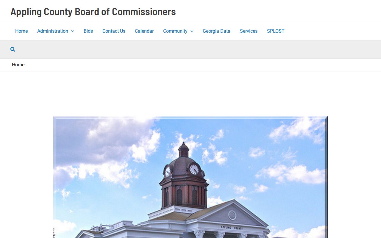 Appling County court docket official county gateway